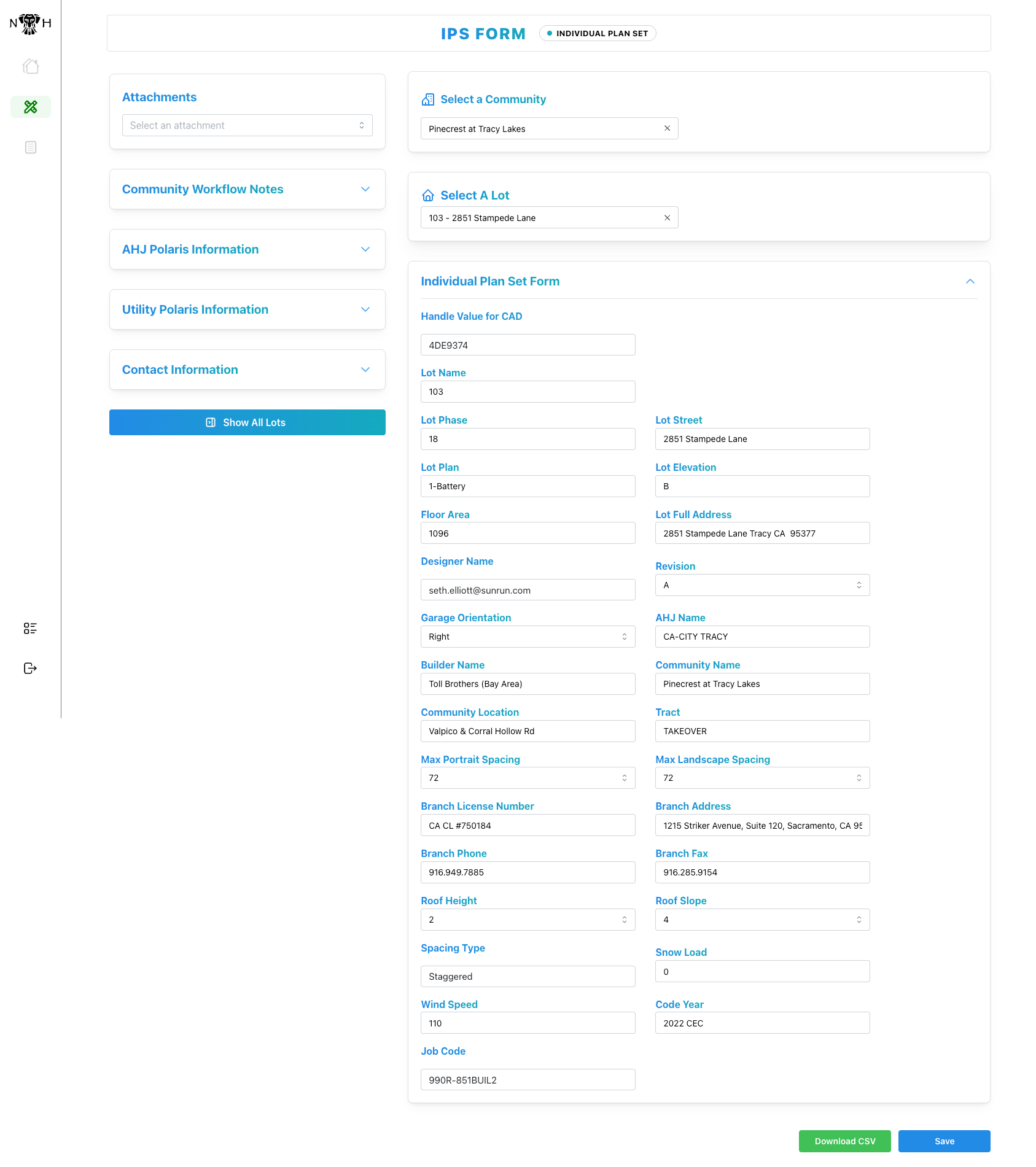 Overall View of the application